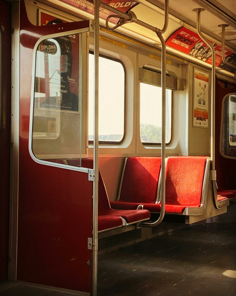 Imgagen del interior de un vagón de tren